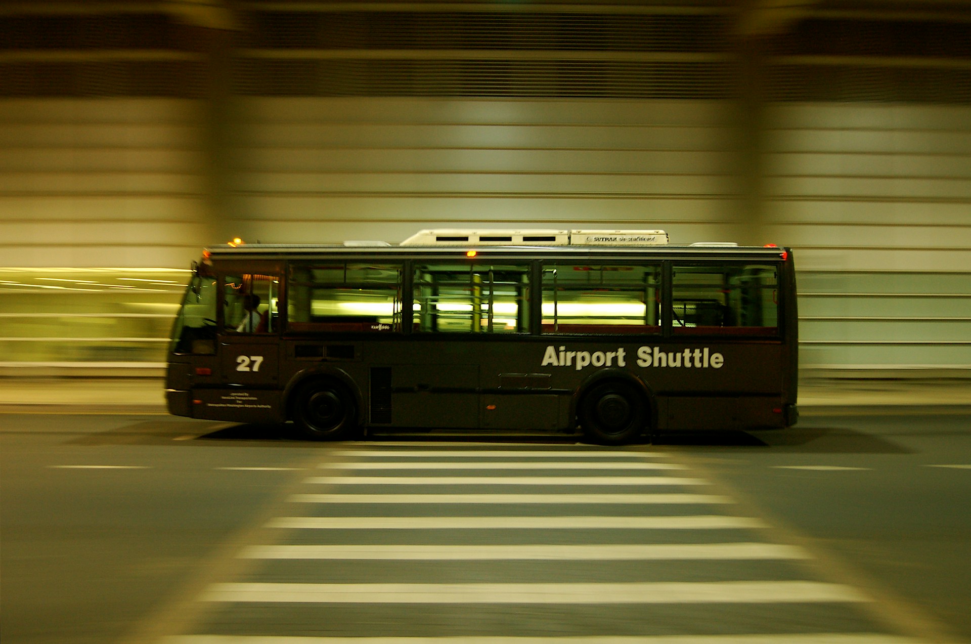 moving bus in tunnel