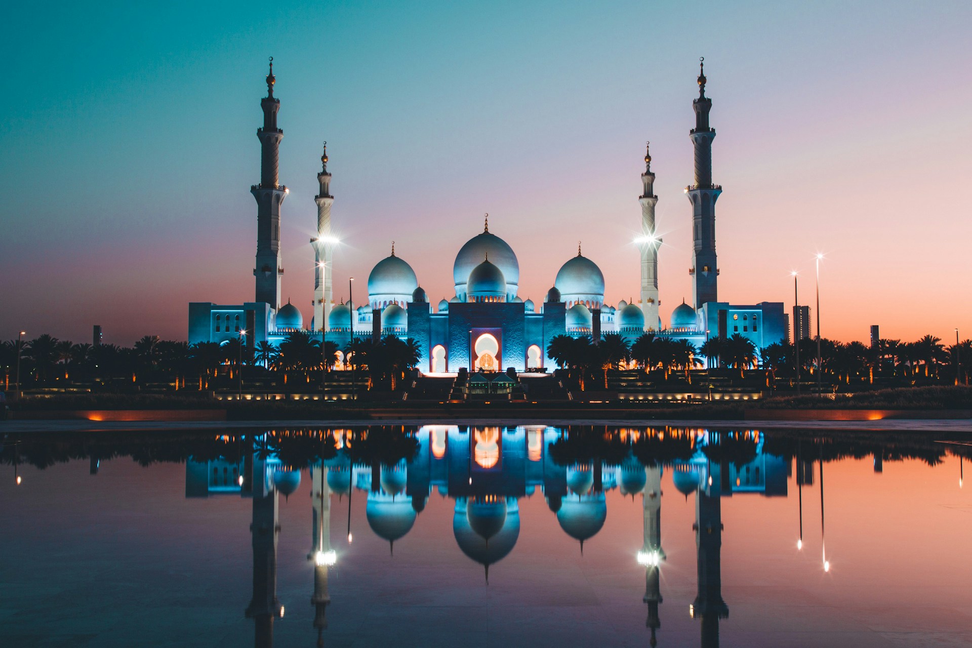 Sunset in Abu Dhabi