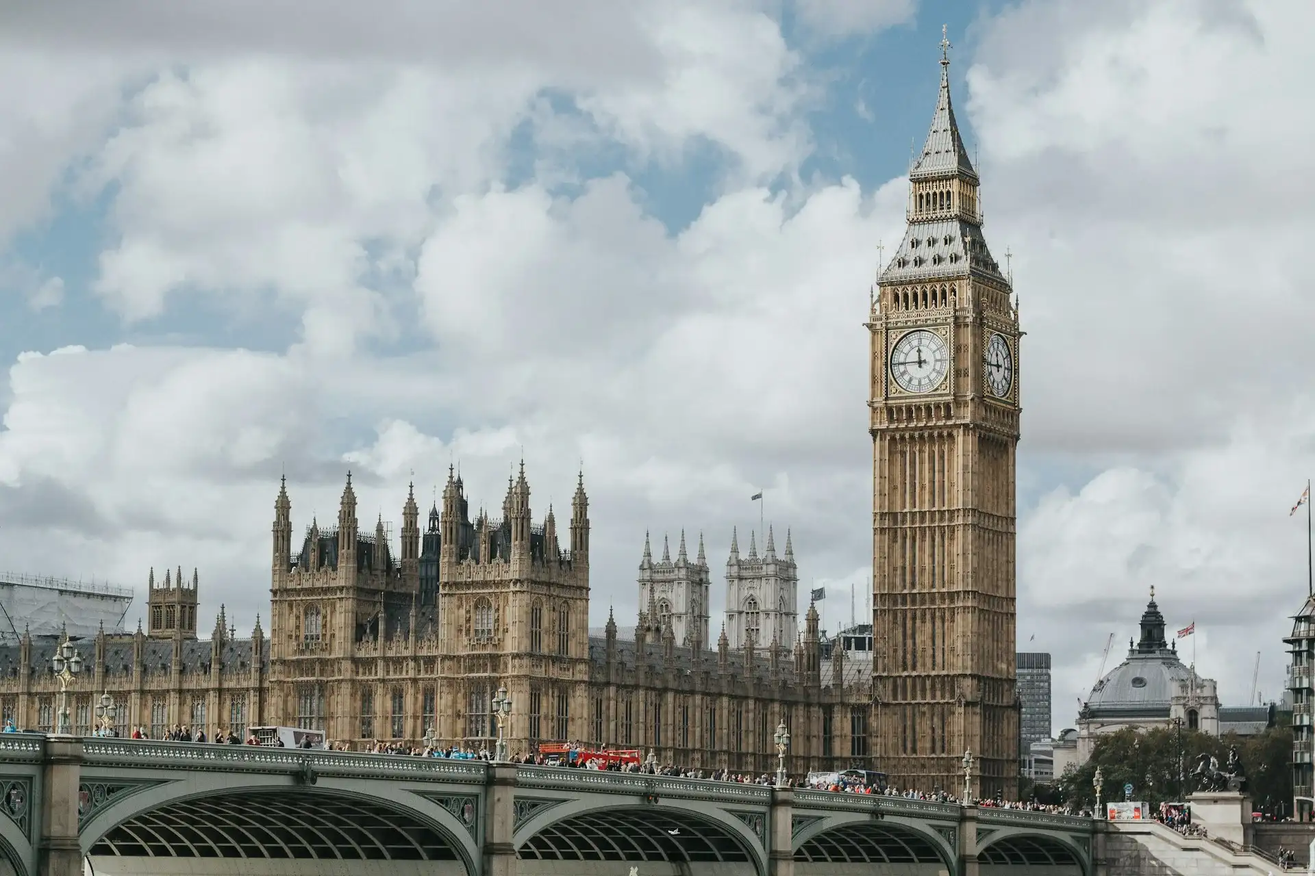 Big Ben and the Houses of Parliament in London